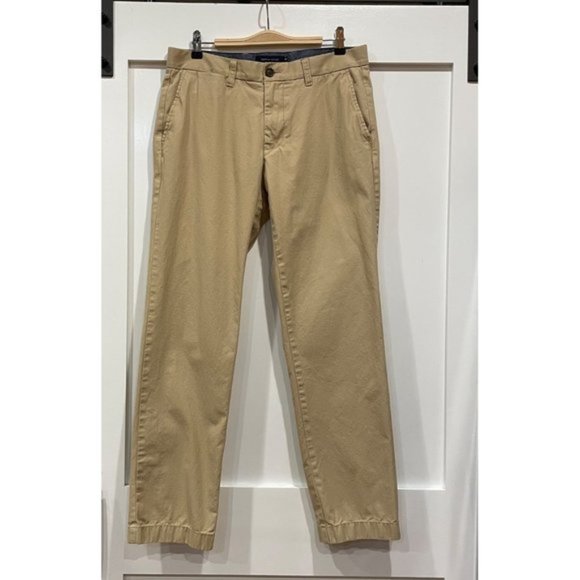 Tommy Hilfiger Tailored Fit Chino Khaki Pants - Size 32x32 - Picture 1 of 6